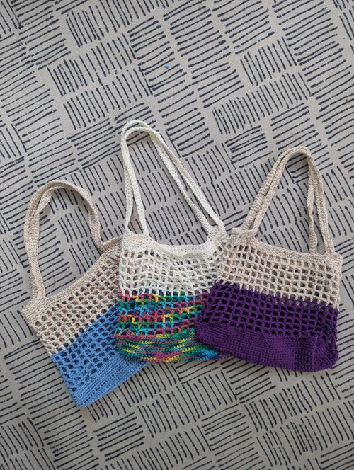 Multi-Colored Market Bag